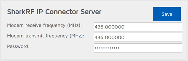 openSPOT1 SharkRF IP Connector Server
