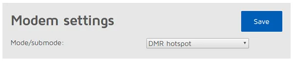 openSPOT1 Modem mode
