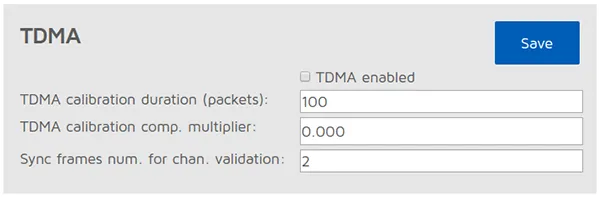 openSPOT1 Modem TDMA page