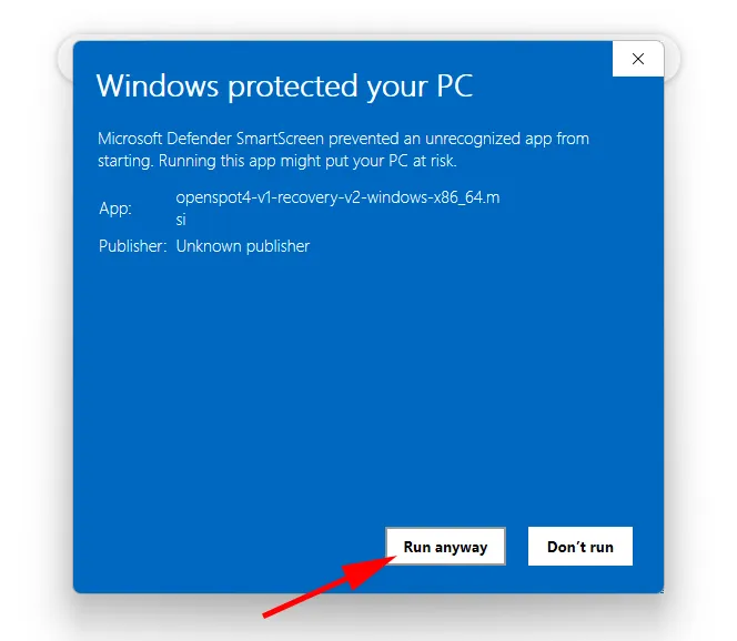 Windows Chrome installation step 3