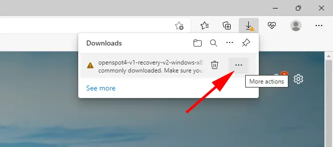 Windows Edge installation step 2
