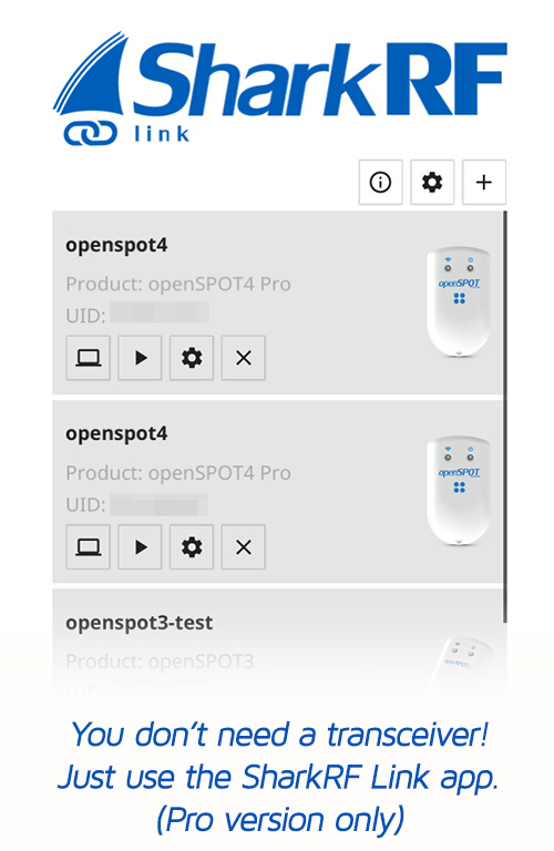 openSPOT4 – SharkRF